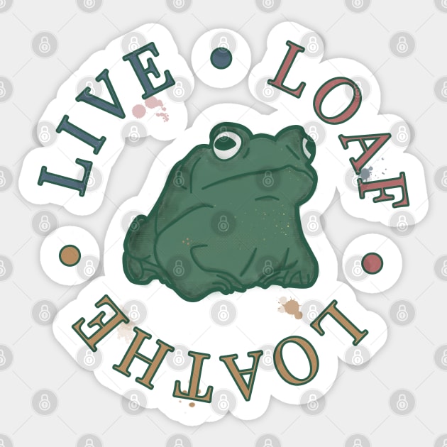 Funny Frog Sticker by Nixart